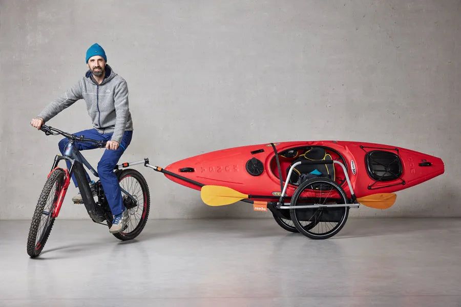 Bike trailer for SUPs, kayaks, shopping and more - reacha